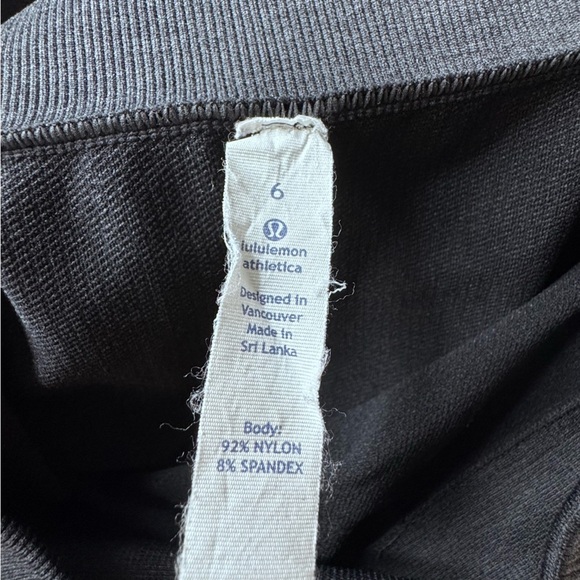 Lululemon Seamlessly Street Seamless Crop Legging Grey Black Size 6 - Picture 11 of 11